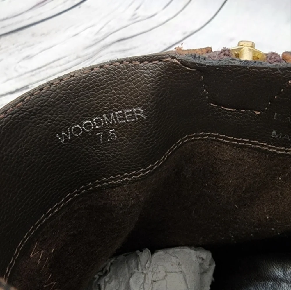 Steve Madden Woodmeer Cognac‎ Fringed Booties